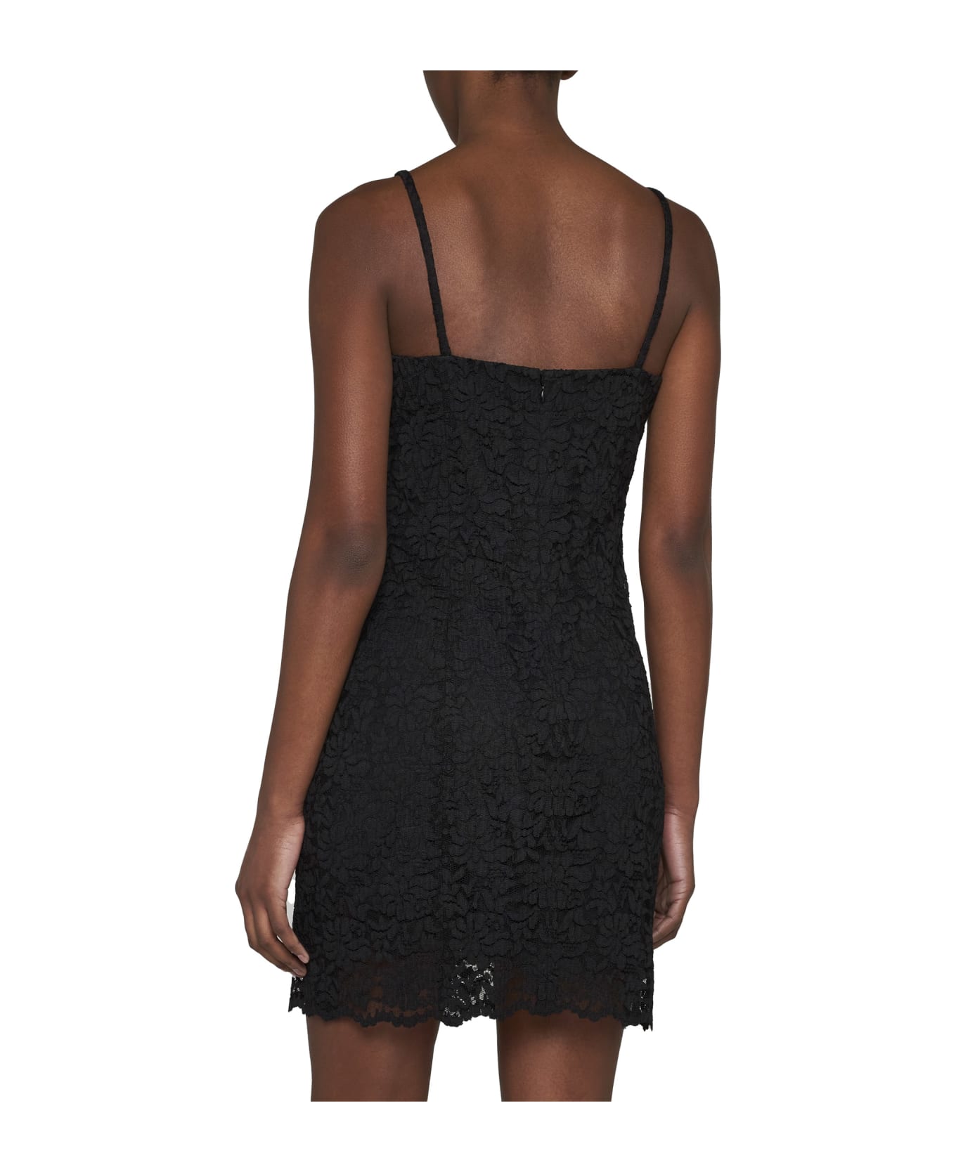 Dolce & Gabbana Lace Mini Dress - black