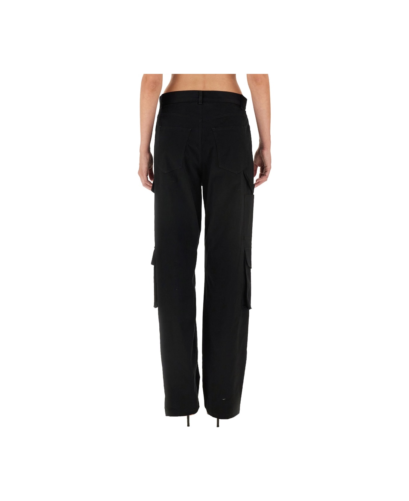 M05CH1N0 Jeans Cargo Pants - BLACK