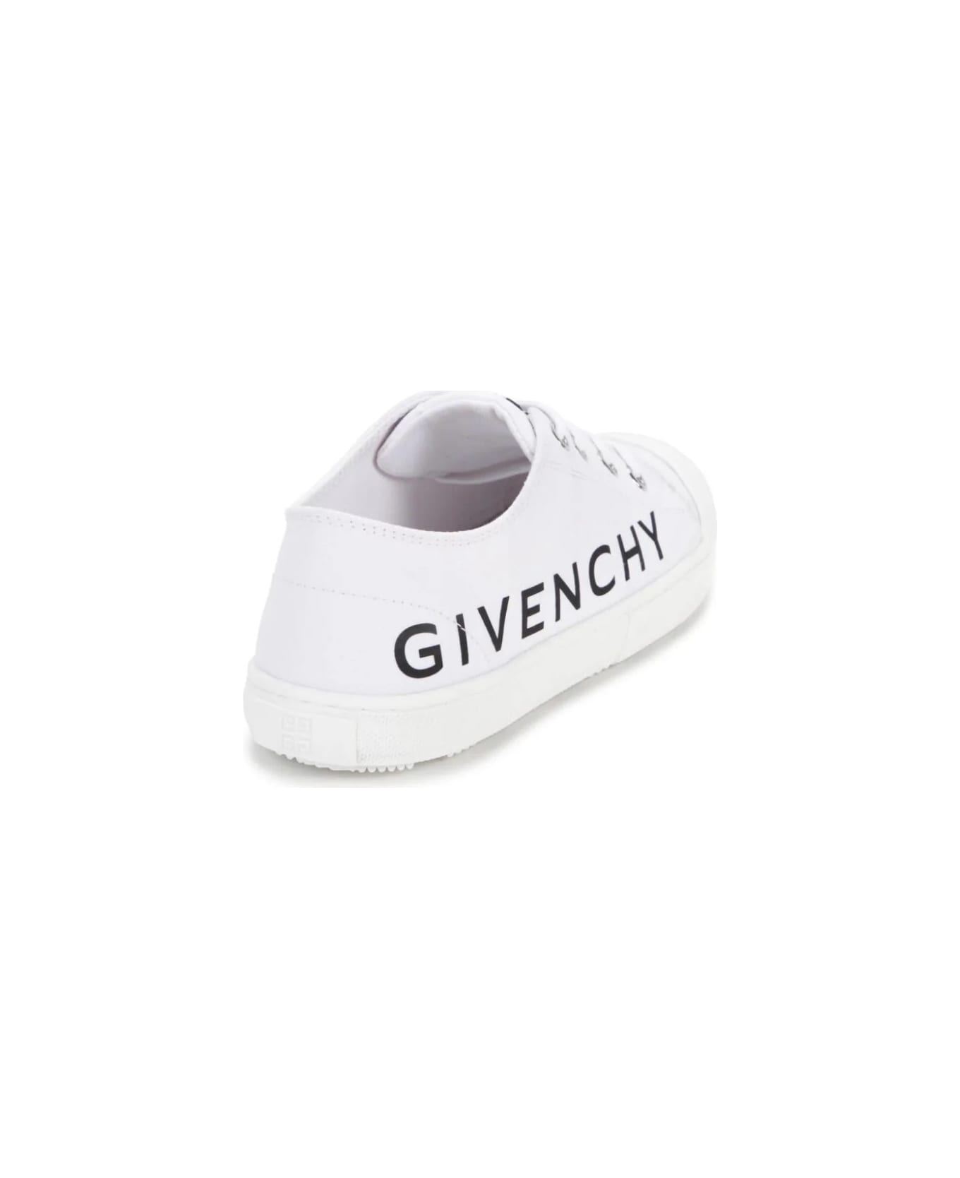 Givenchy White Low Sneakers With Givenchy Signature - White