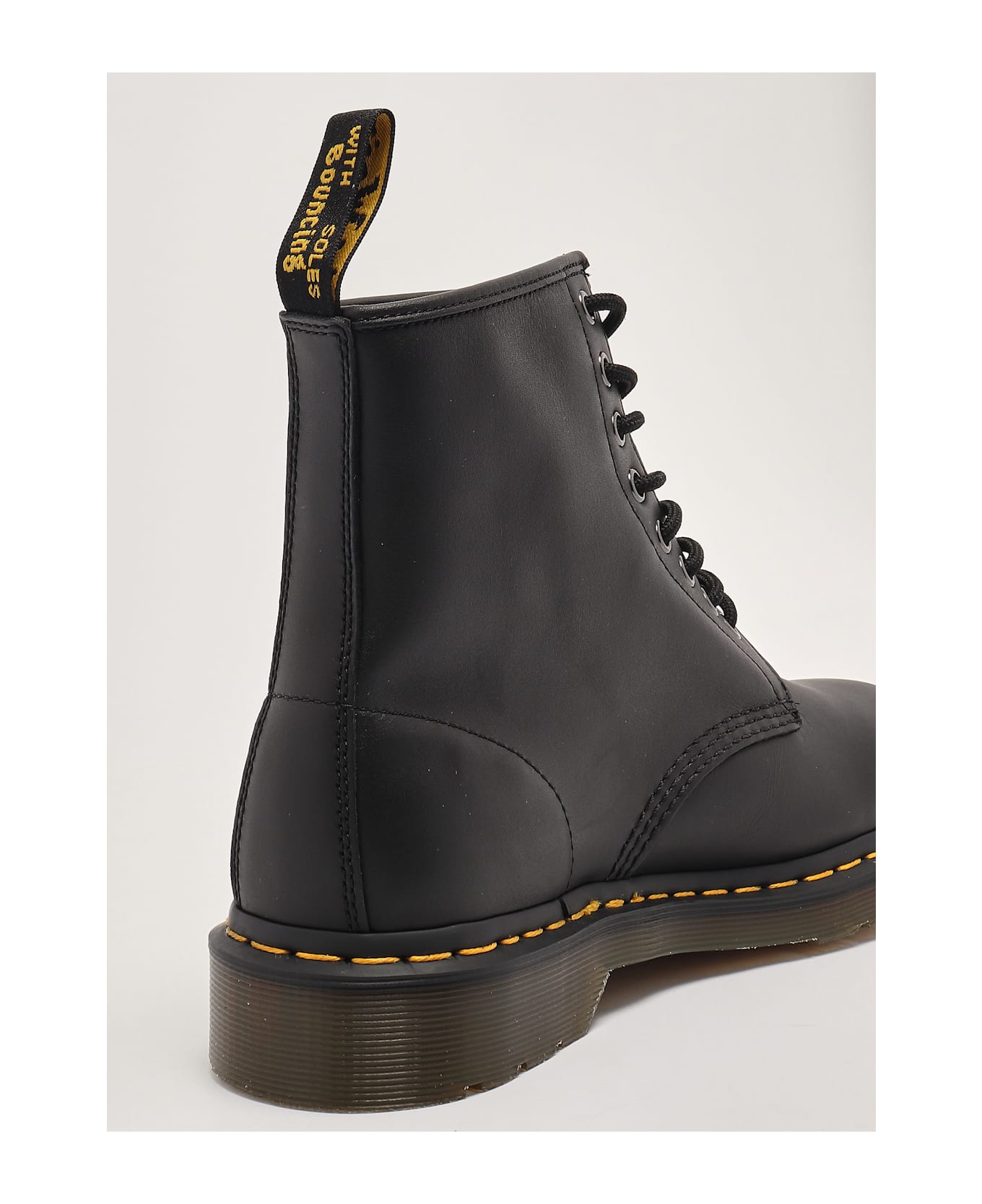 Dr. Martens Stivali Stringati In Nappa Boots - NERO