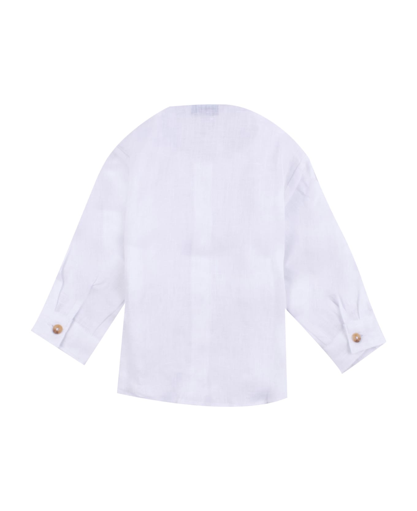 Manuel Ritz Linen Shirt - White シャツ