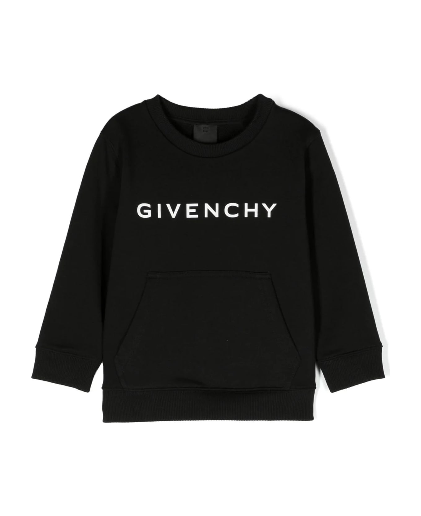 Givenchy Black Cotton Sweatshirt - Nero