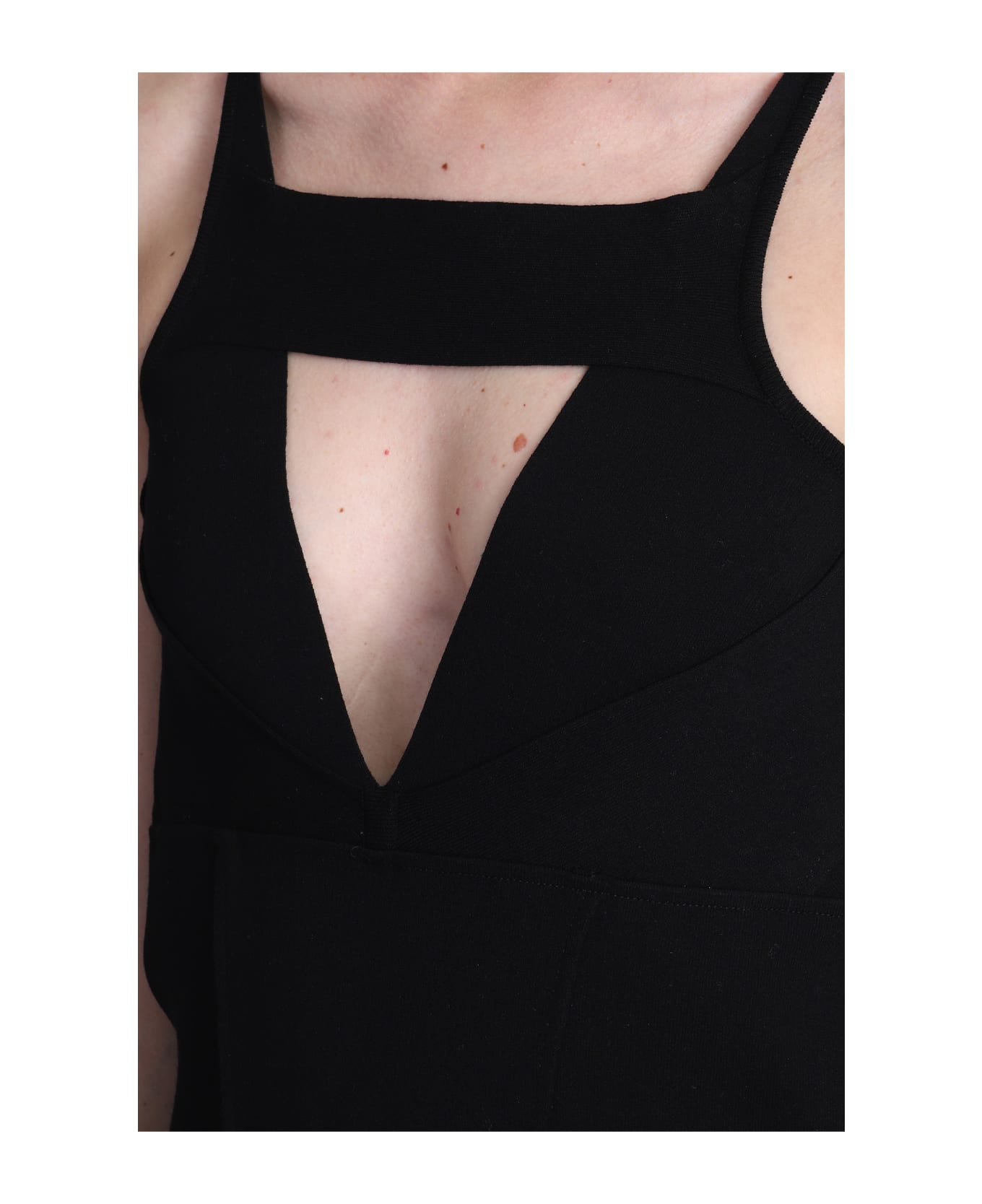 Rick Owens Sling Mini Dress Dress In Black Viscose - BLACK