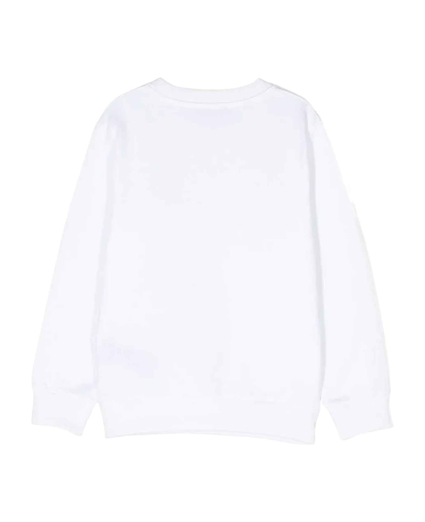 Balmain White Sweatshirt Unisex - Bianco/nero