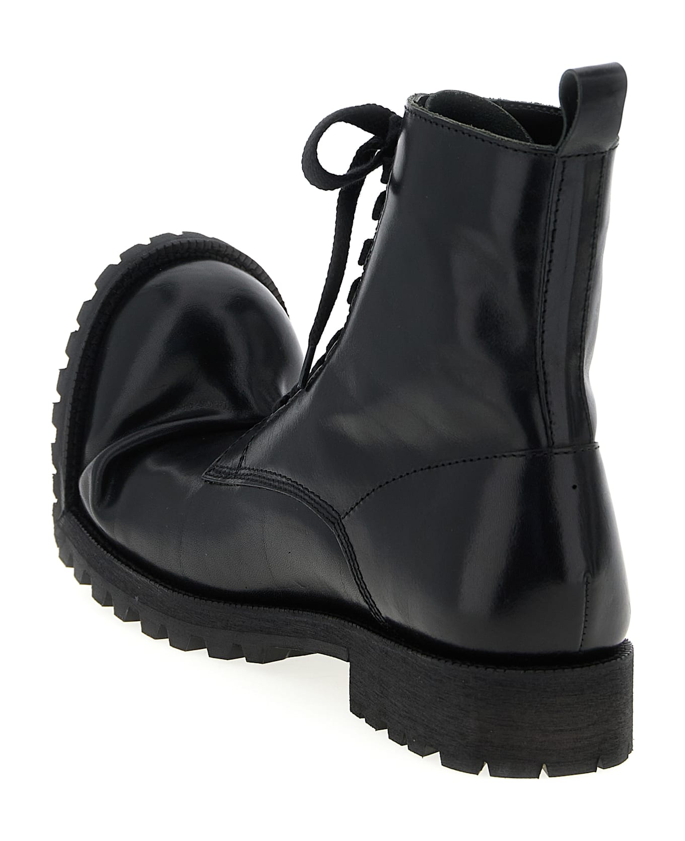 Comme Des Garçons Homme Plus Comme Des Garçons X Kids Love Gaite Combat Boots - Black  