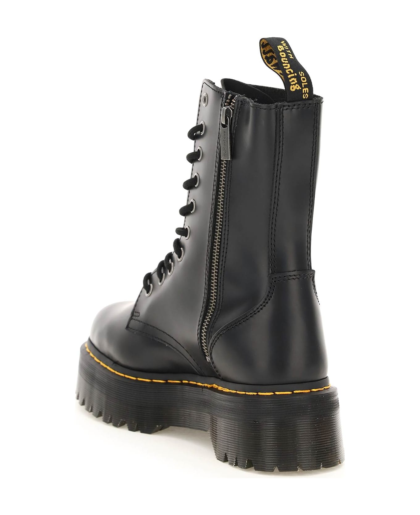 Dr. Martens Jadon Hi Leather Platform Boots - BLACK ブーツ