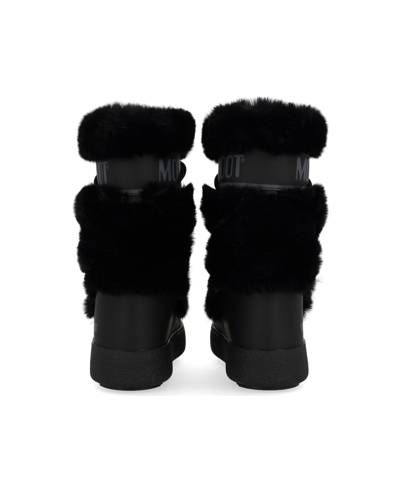 Moon Boot Boot "ltrack High Faux-fur" - BLACK