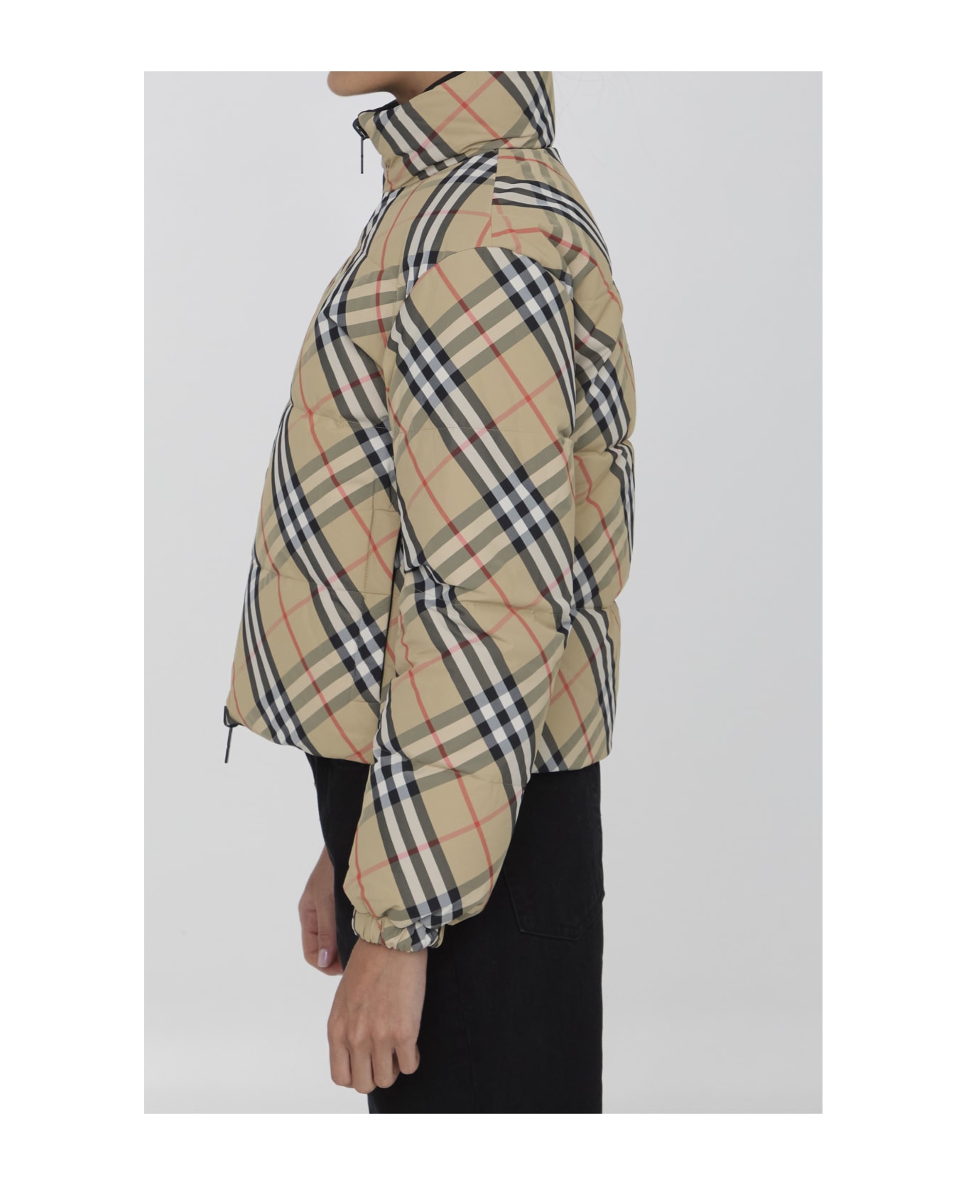 Burberry Reversible Down Jacket - BEIGE