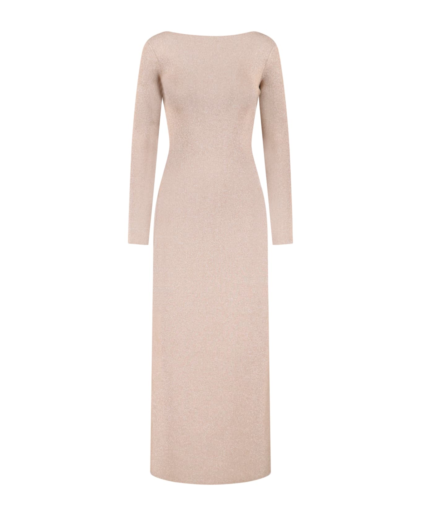 Max Mara Viscose Maxi Dress - Beige