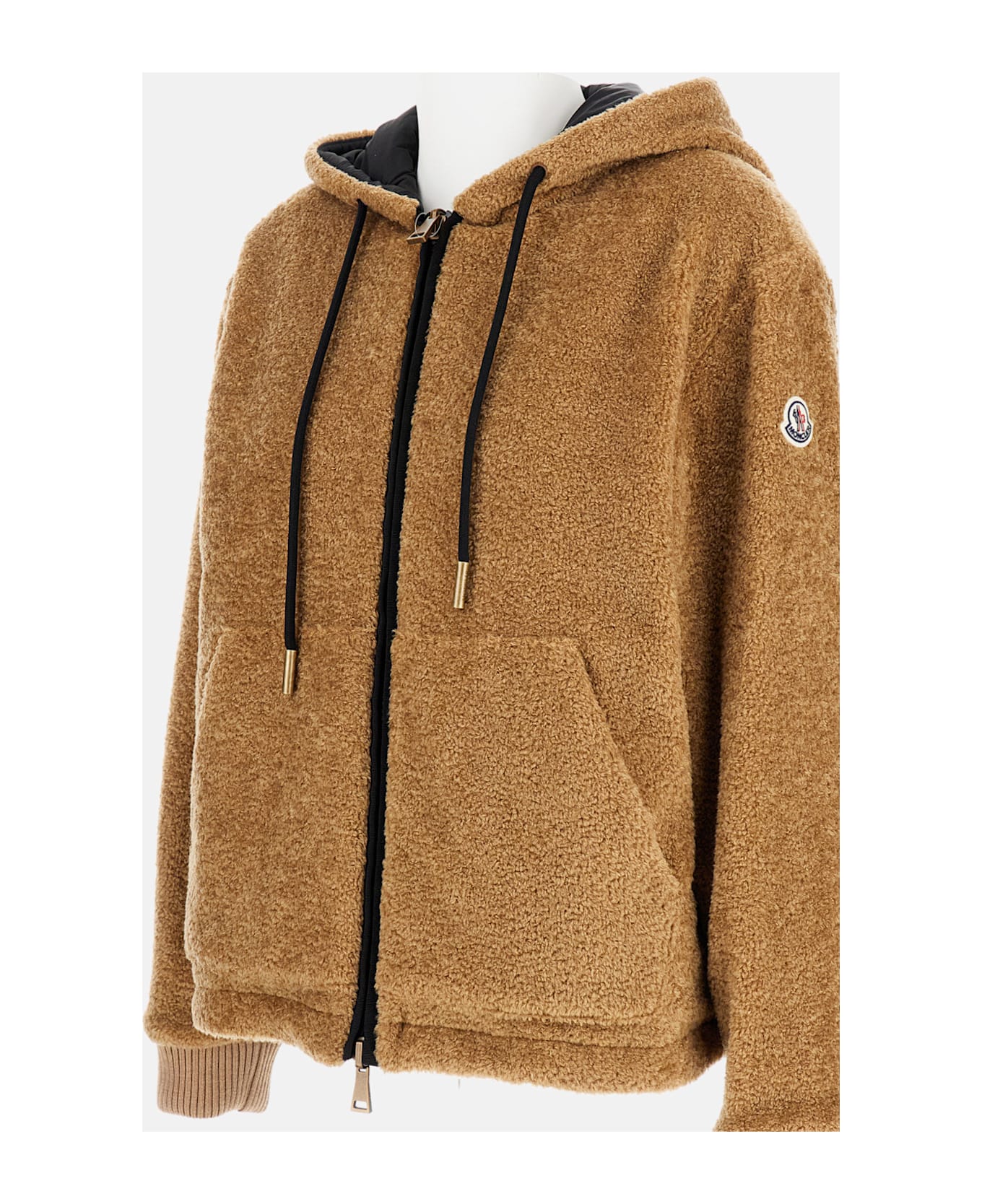 Moncler Zip Up Cardigan - Brown