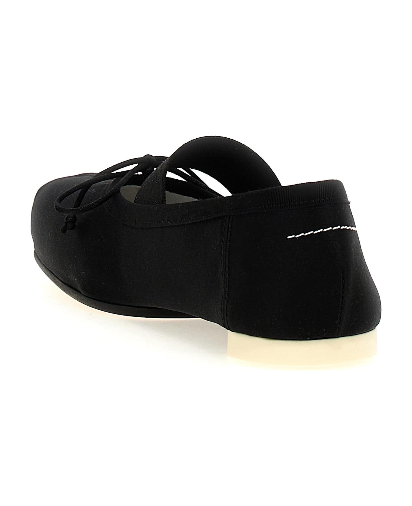 MM6 Maison Margiela Anatomic Ballet Flats - BLACK