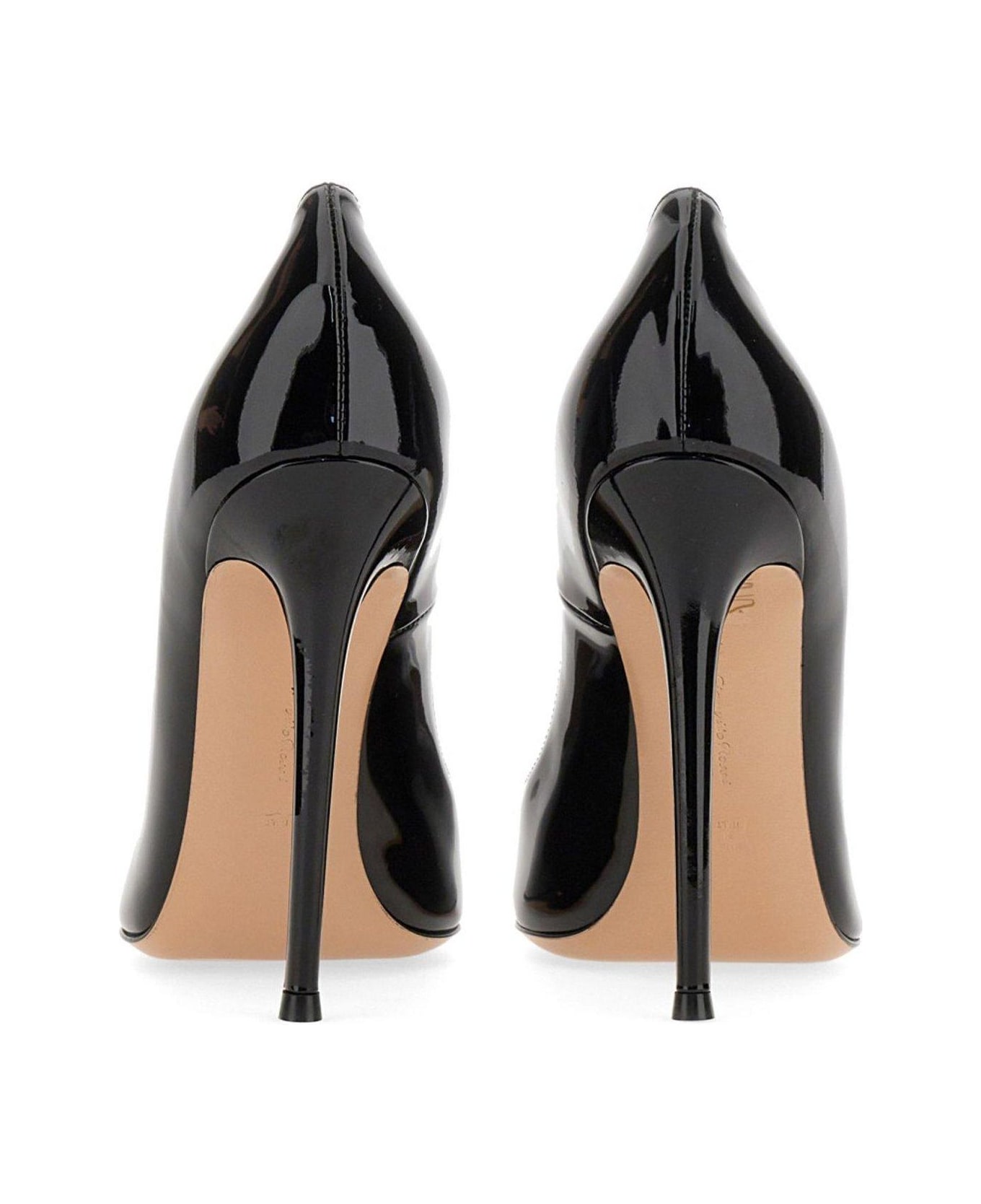 Gianvito Rossi Pointed-toe Slip-on Pumps - Black