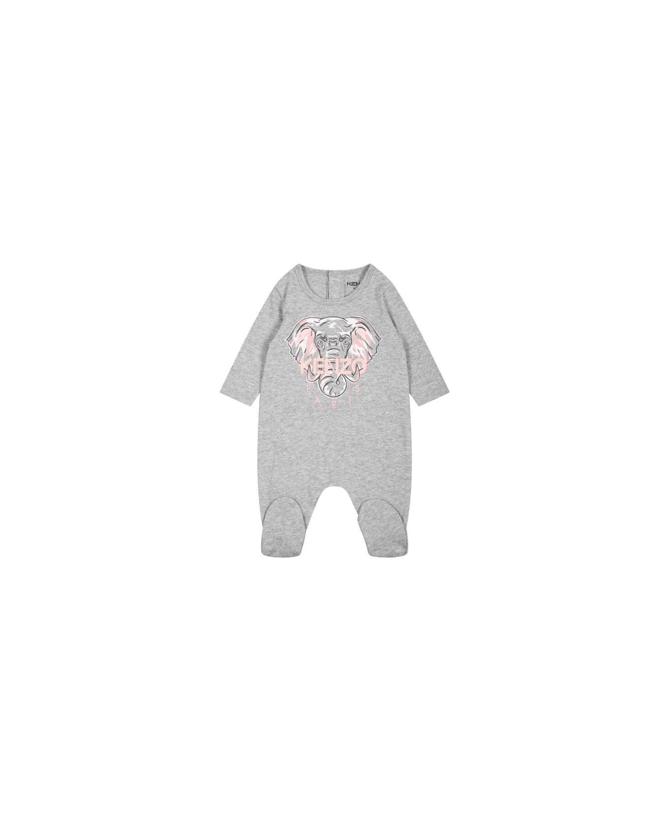 Kenzo Kids 2-piece Newborn Set - Gray