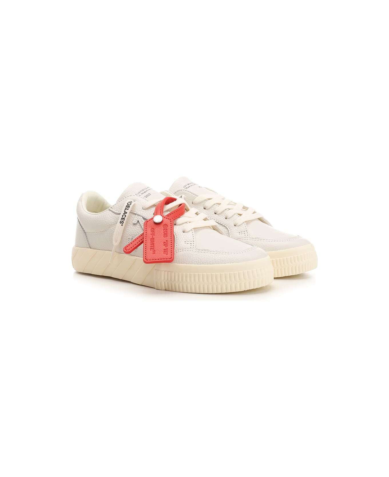Off-White 'vulcanized' Low-top Sneakers - White スニーカー