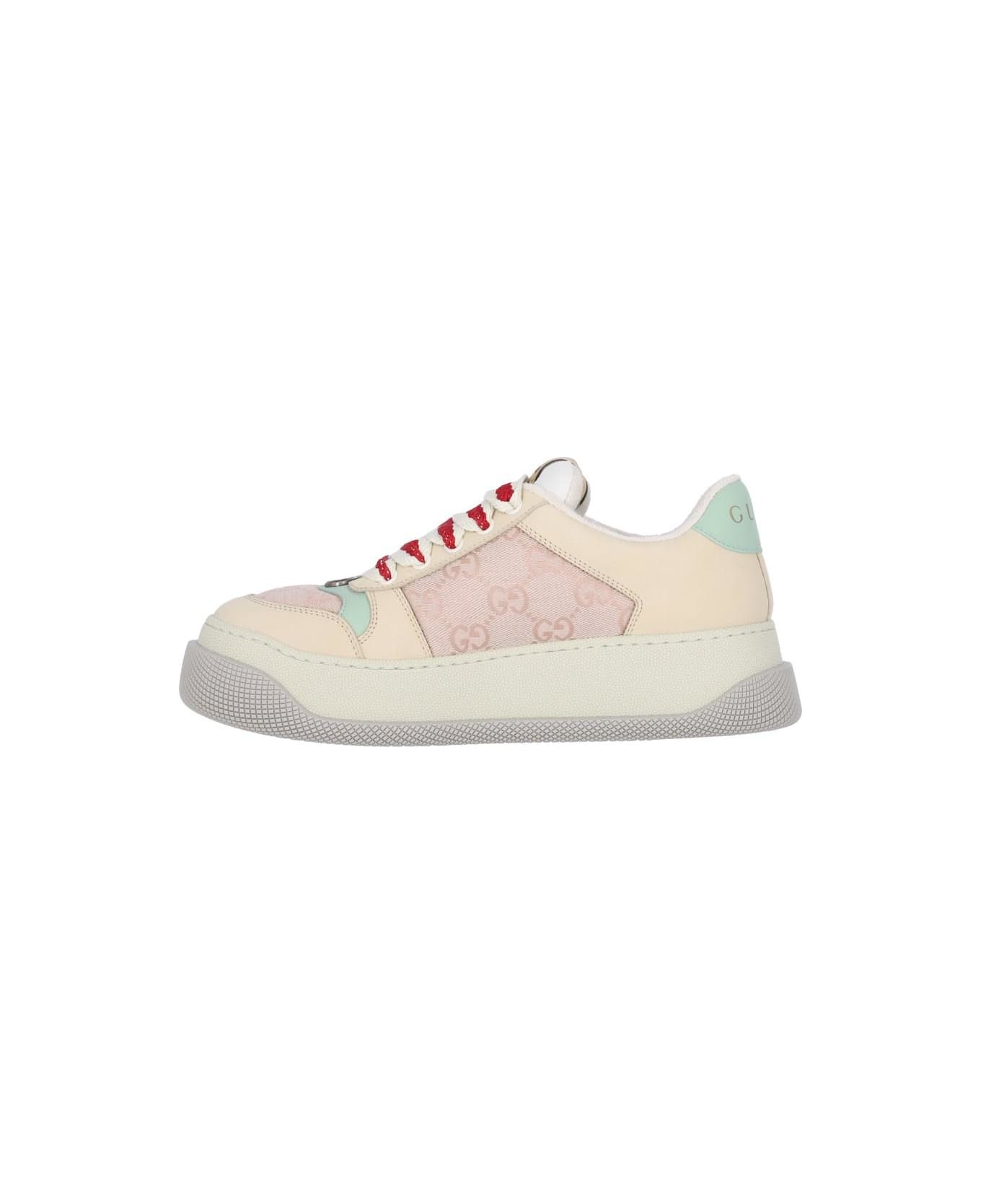 Gucci 'screener' Sneakers - Beige