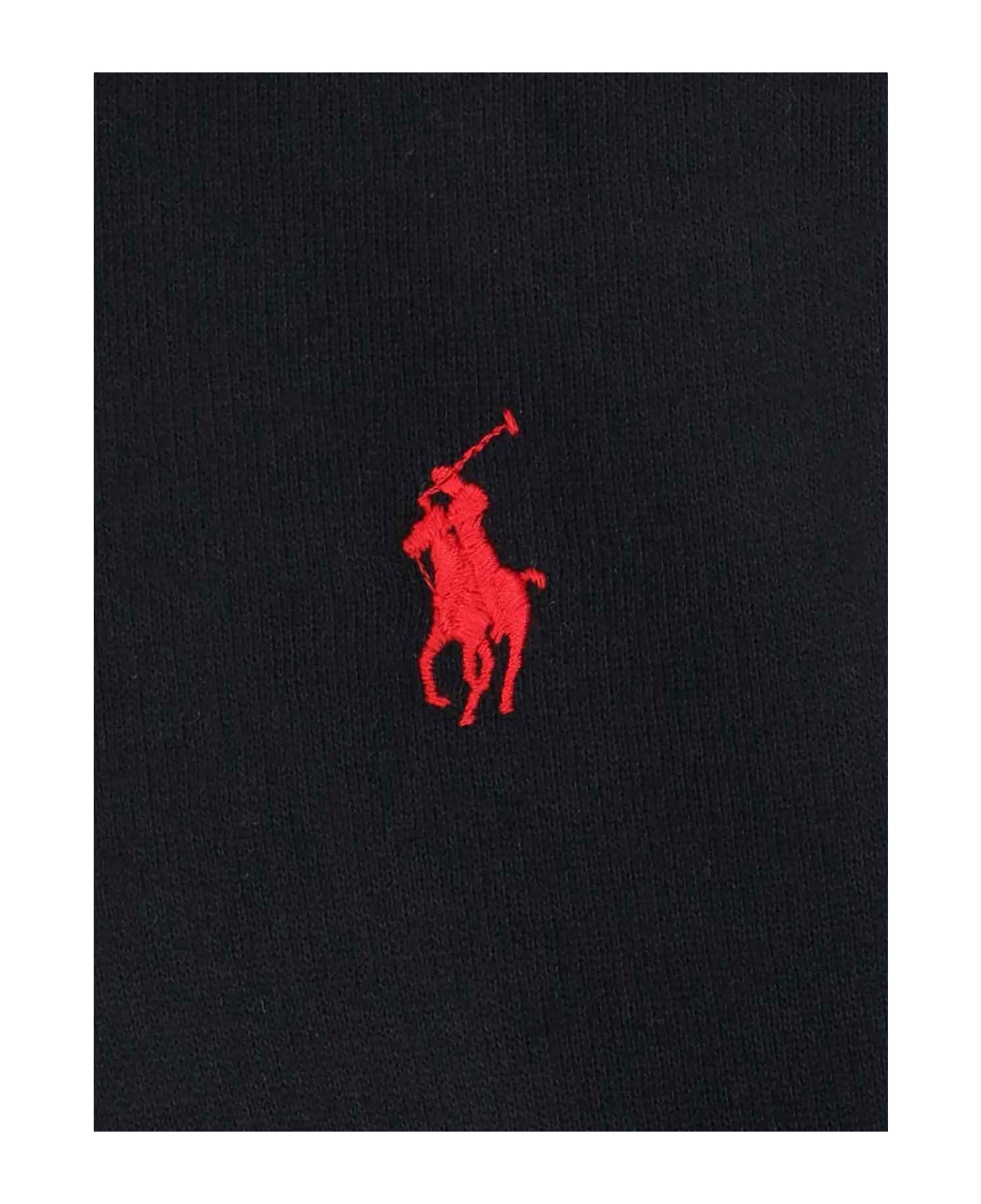 Ralph Lauren Logo Hoodie - BLACK