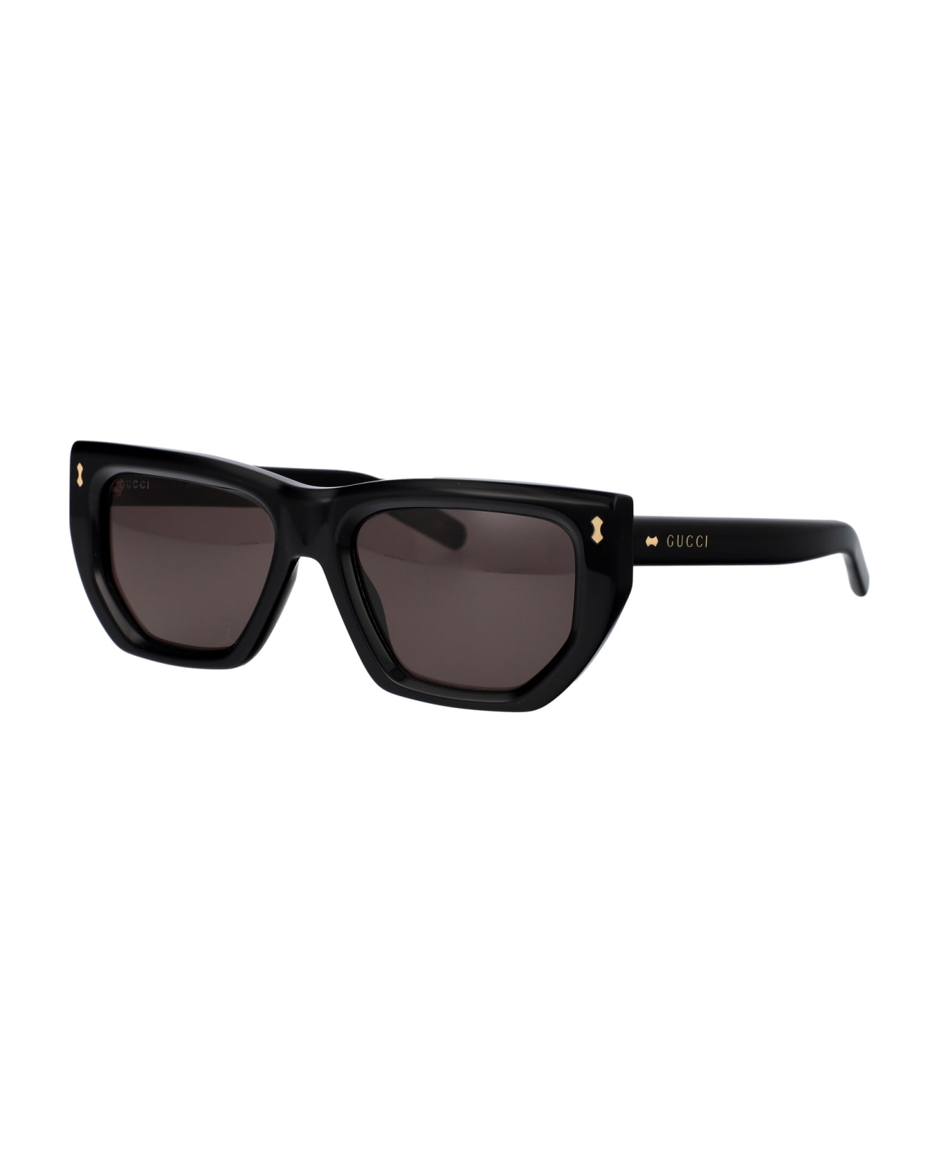 Gucci Eyewear Gg1520s Sunglasses - 001 BLACK BLACK GREY サングラス