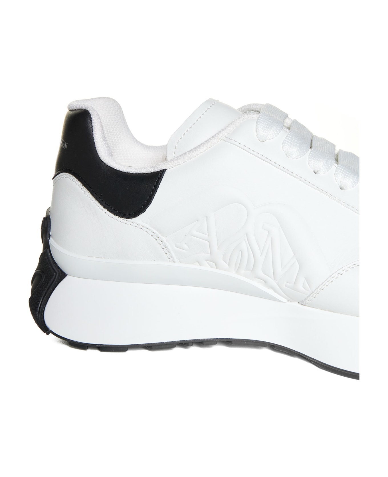 Alexander McQueen Leather Sneakers - White スニーカー