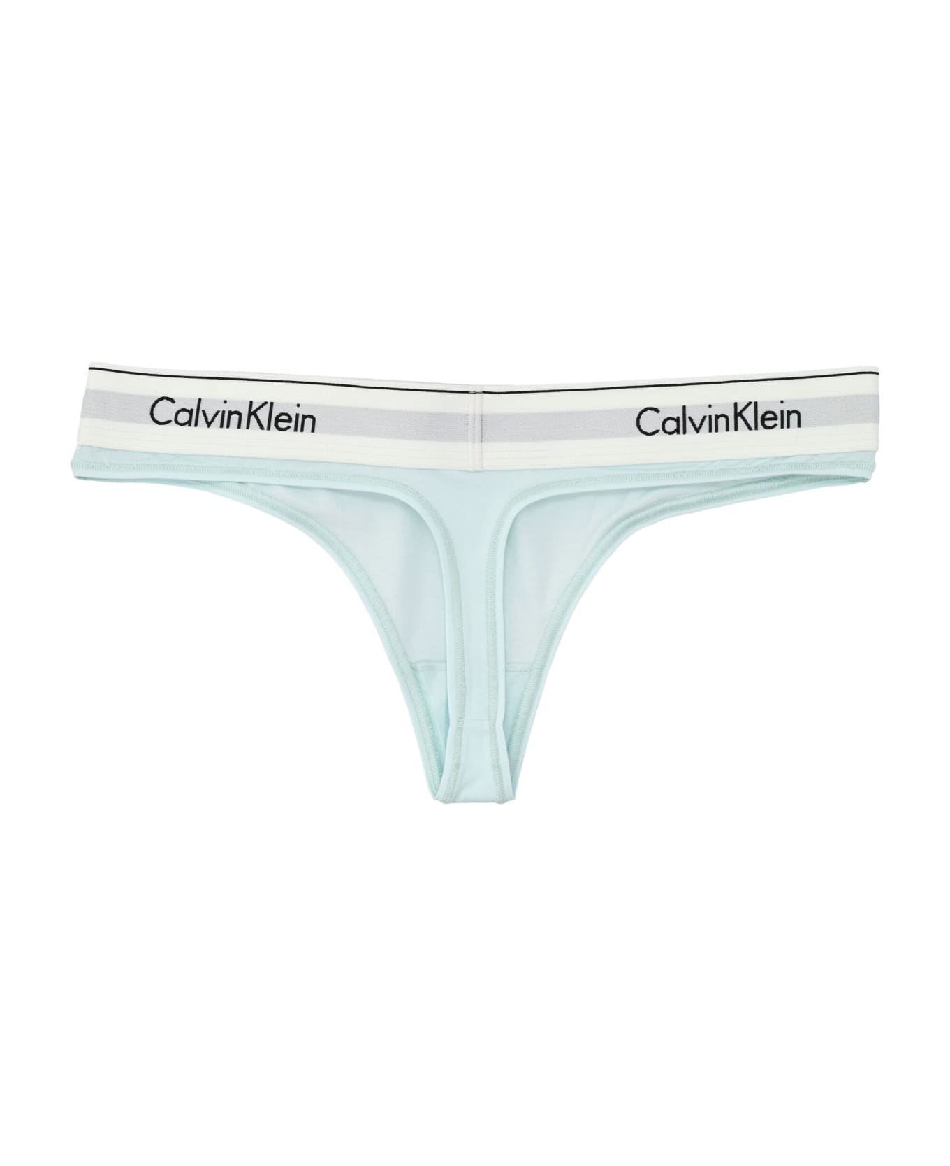Calvin Klein Signature Thong - LIGHT BLUE ショーツ
