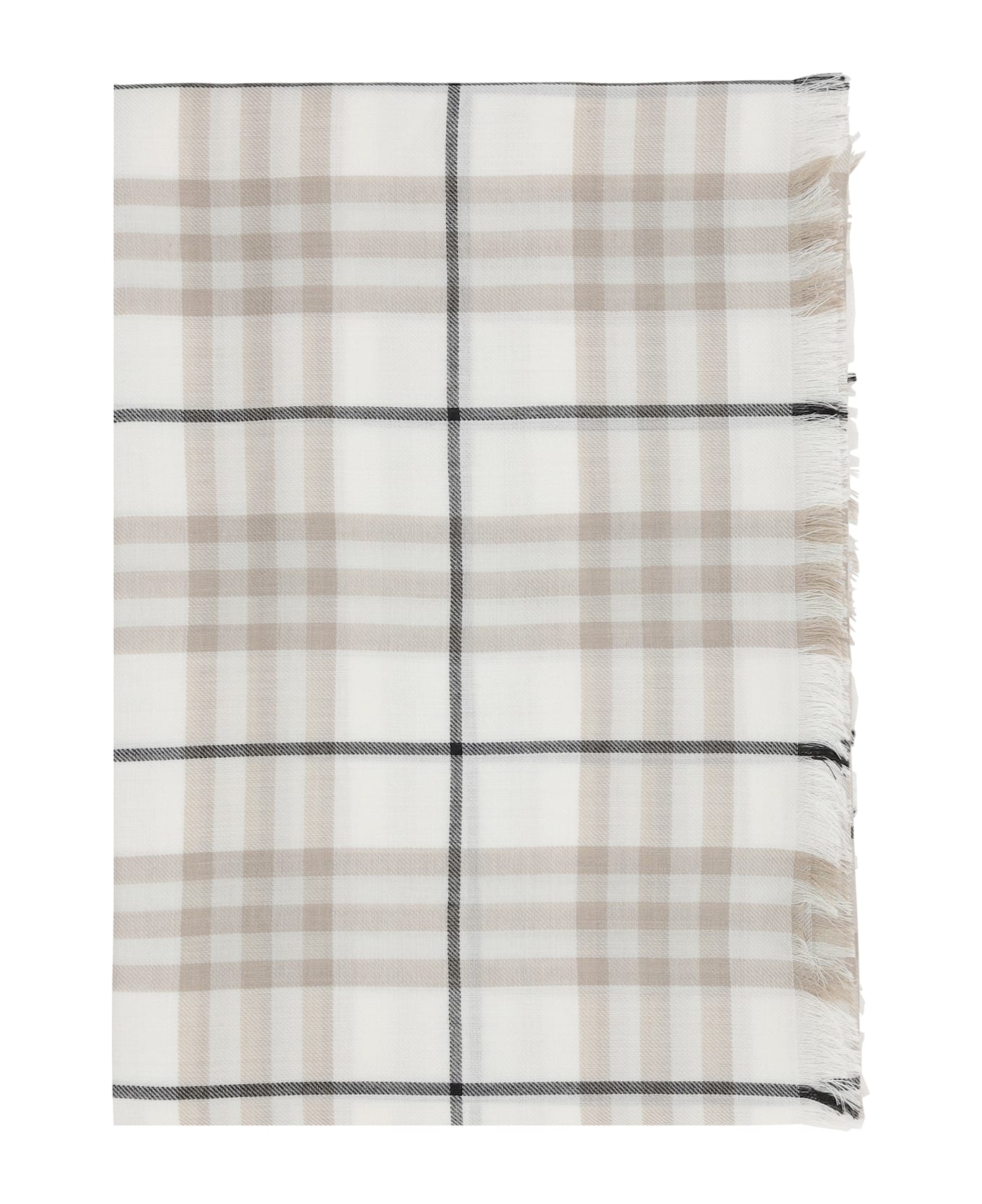 マフラー・ストール Burberry Embroidered cashmere blend scarf (8105925 C2205) A6C2FE7D-D42A-4B69-B2DE-