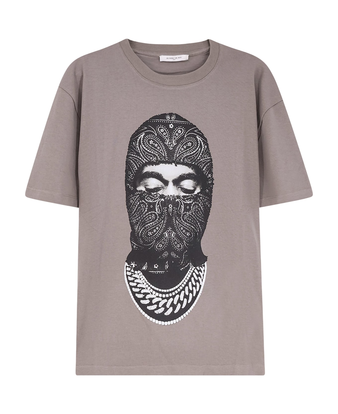 ih nom uh nit Cotton T-shirt - FOG