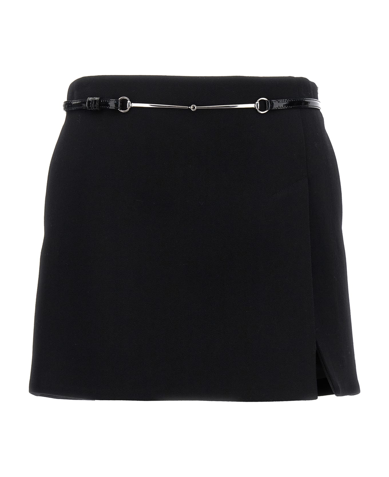Gucci Clamp Belt Mini Skirt - Black  
