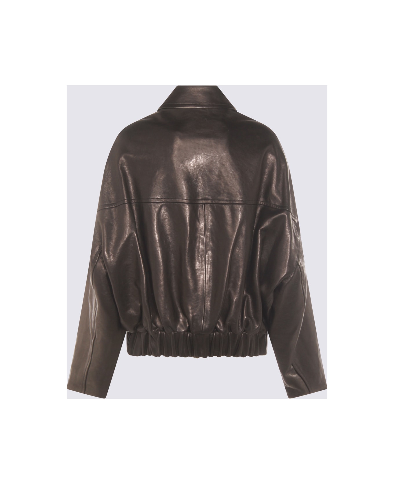Khaite Black Leather Jacket - Black