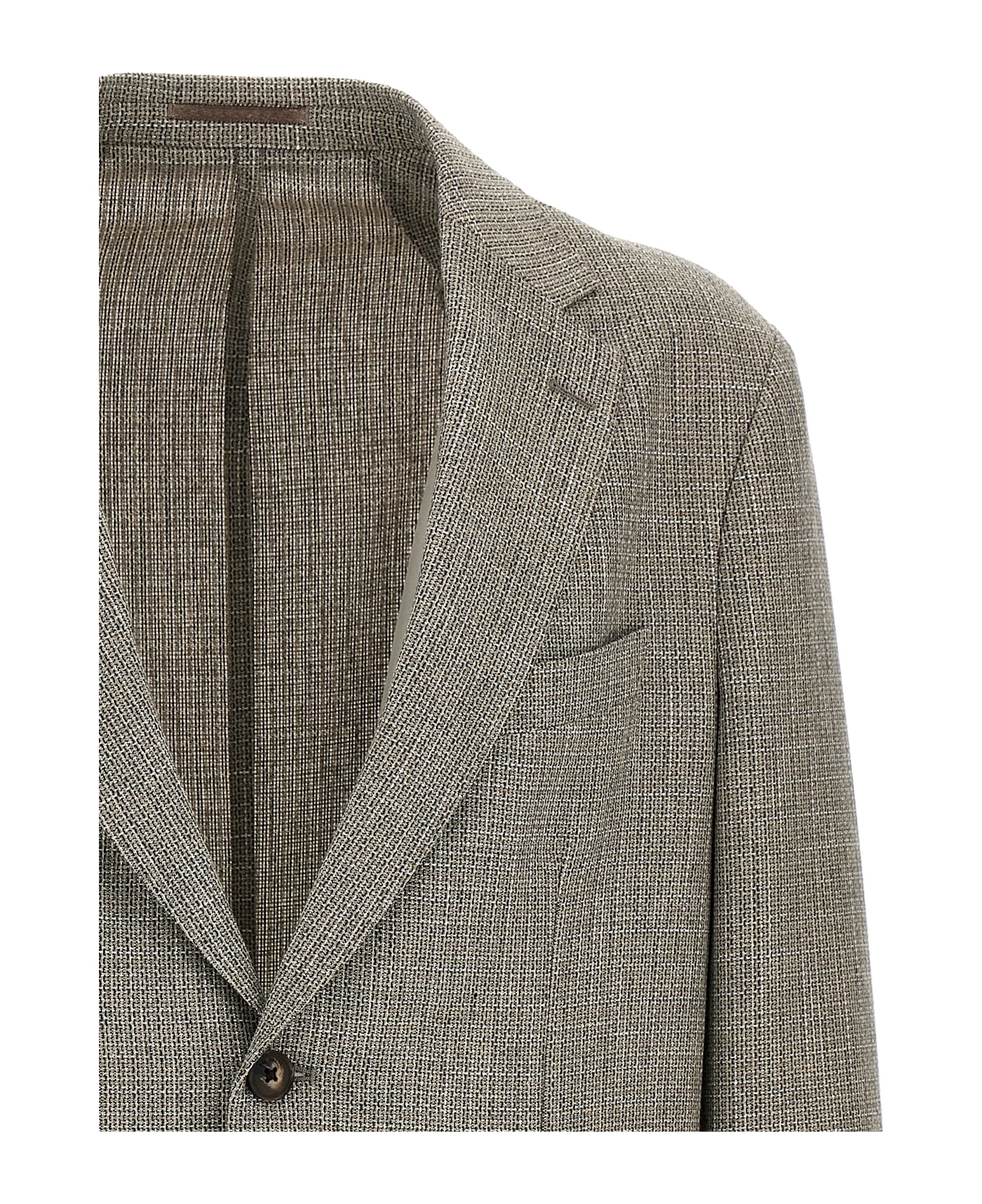 Pal Zileri Single-breasted Blazer - Beige