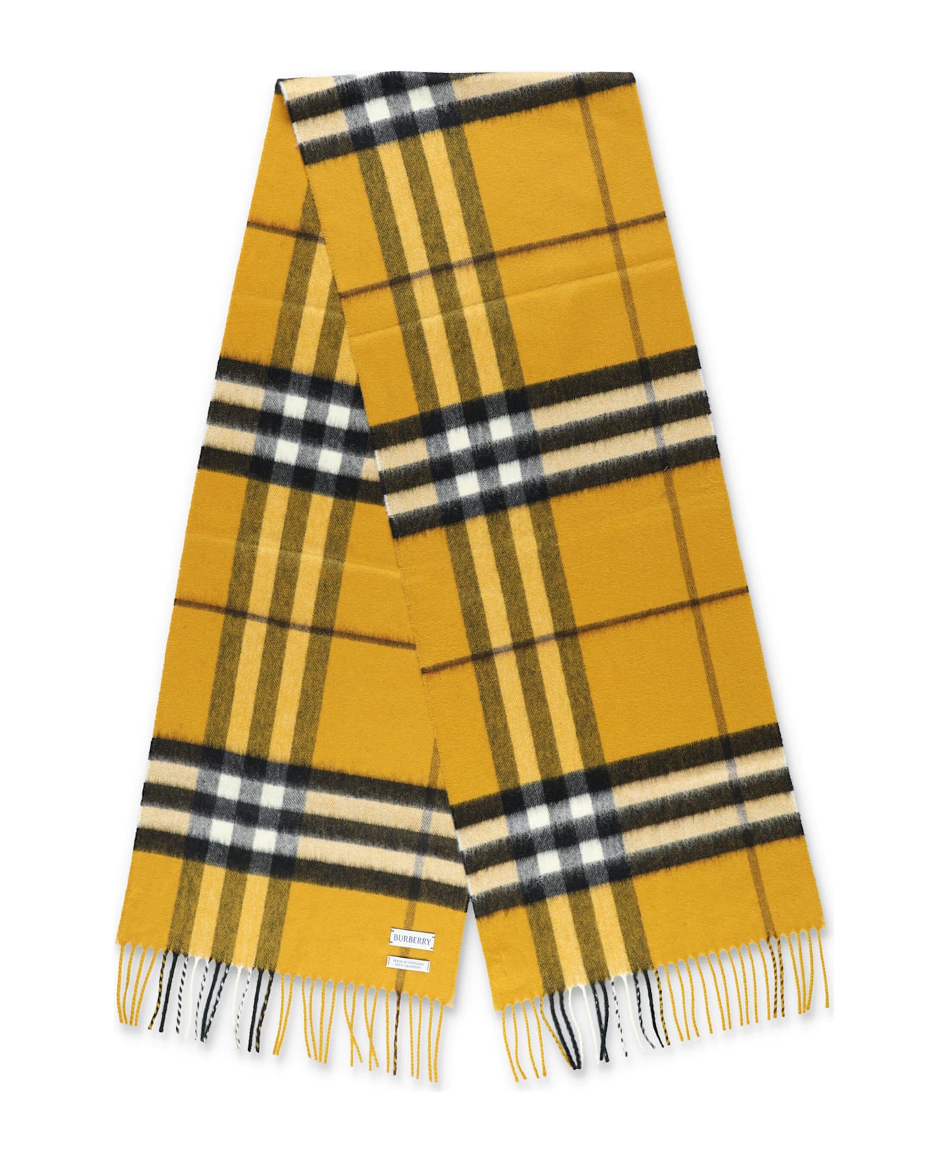 Burberry London Burberry Check Cashmere Scarf - TEAK IP CHECK