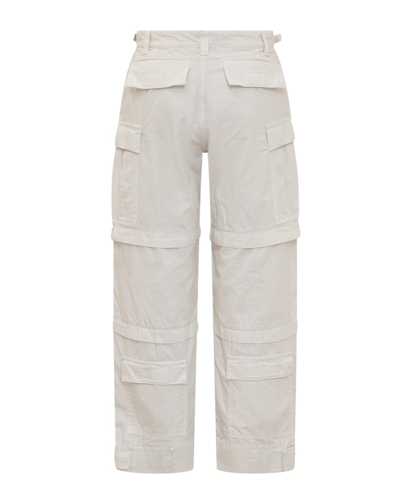 DARKPARK Julia Ripstop Cargo Trousers - OFF WHITE