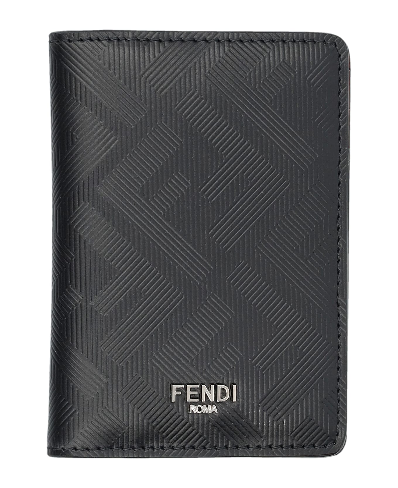 Fendi Shadow Card Holder - Black