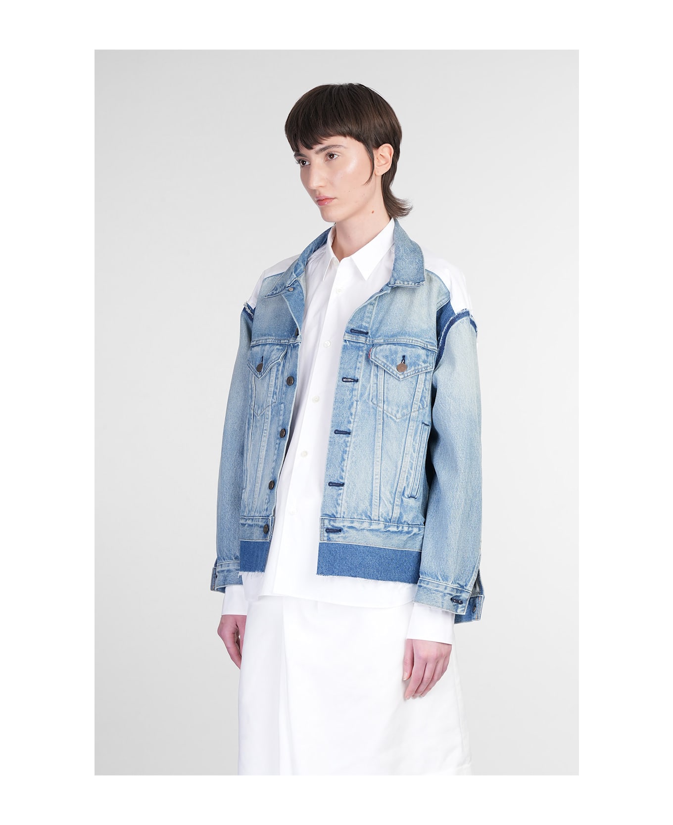 Junya Watanabe Shirt In Blue Cotton - blue