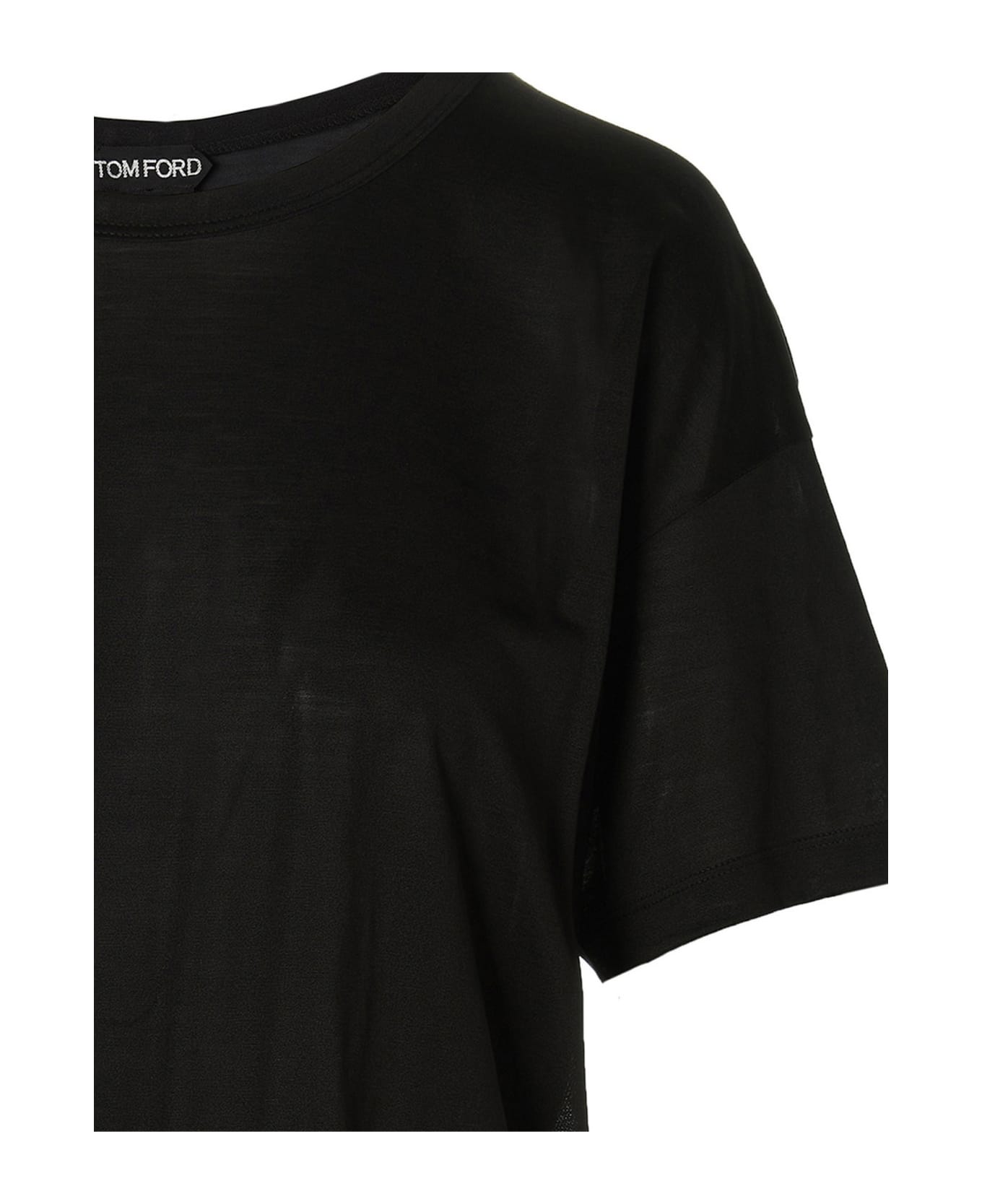 Tom Ford Silk T-shirt - Black  
