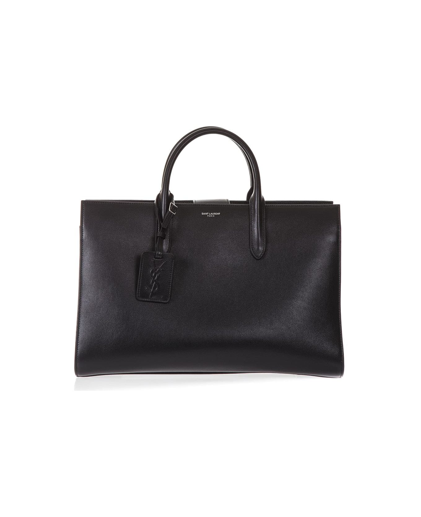 Saint Laurent Black Large Debbie Tote Bag | italist, ALWAYS LIKE A SALE