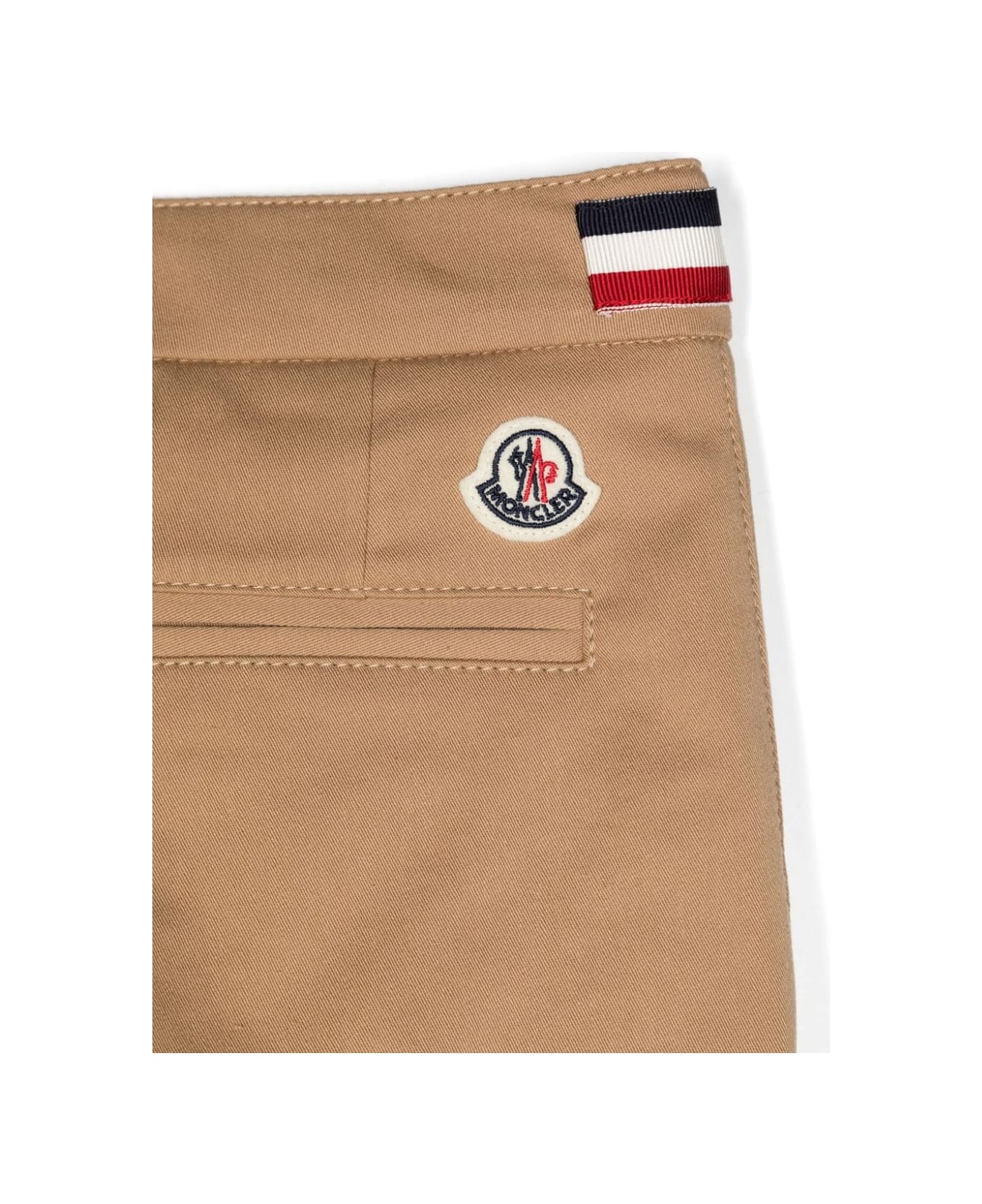 Moncler Beige Trousers Boy - Stone