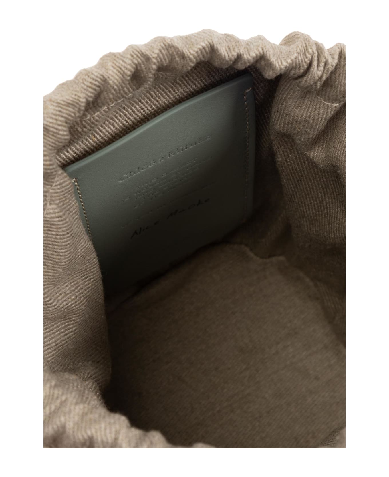 Chloé 
woody Small
 Shoulder Bag, Bucket Type - GREEN