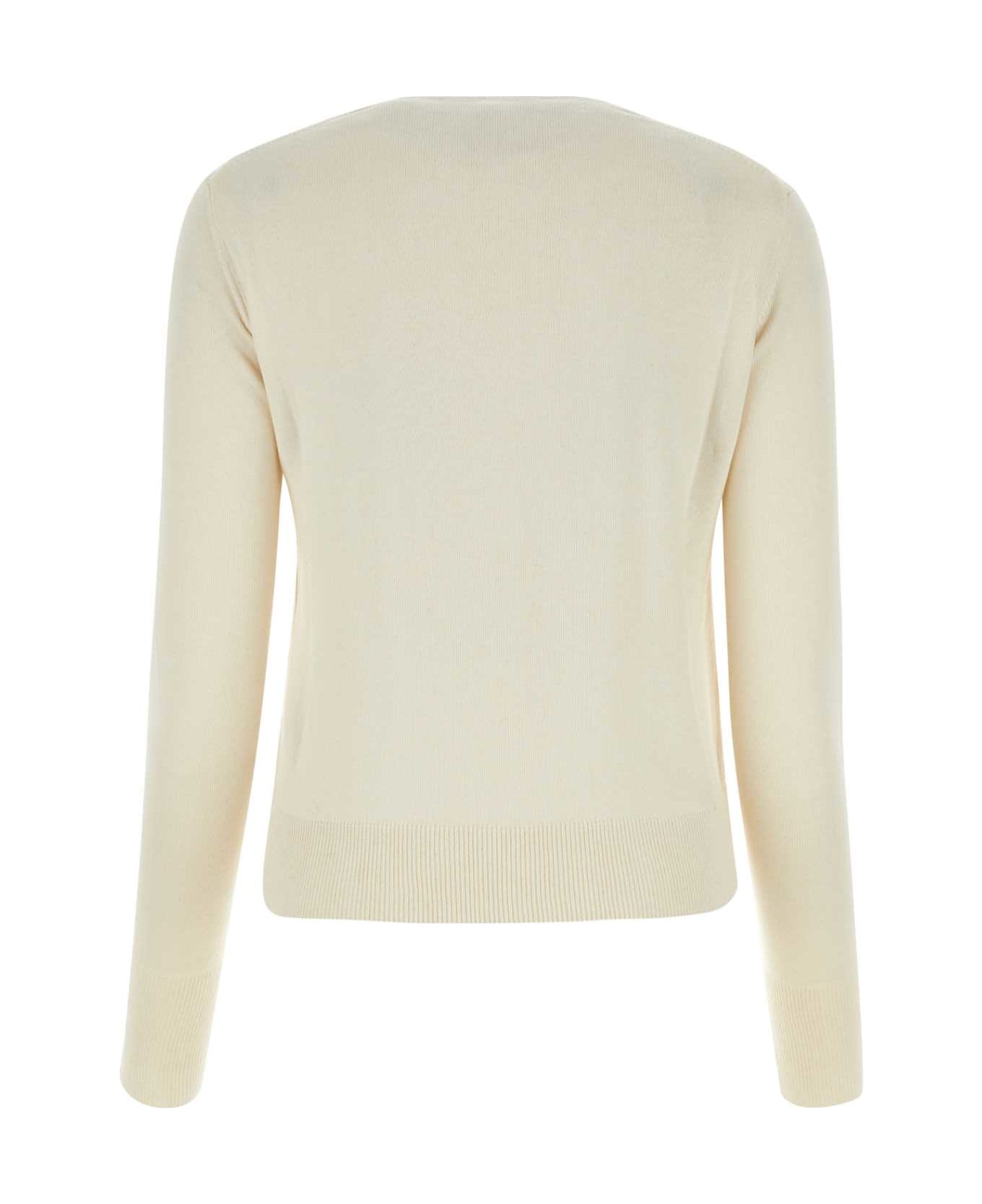 Vivienne Westwood Ivory Cotton Blend Bea Sweater - CREAM