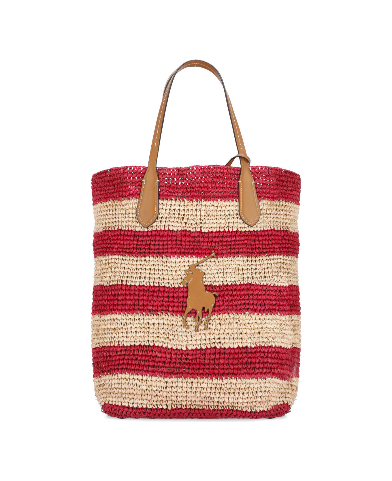 Ralph Lauren Pony Shopping Bag - Red トートバッグ