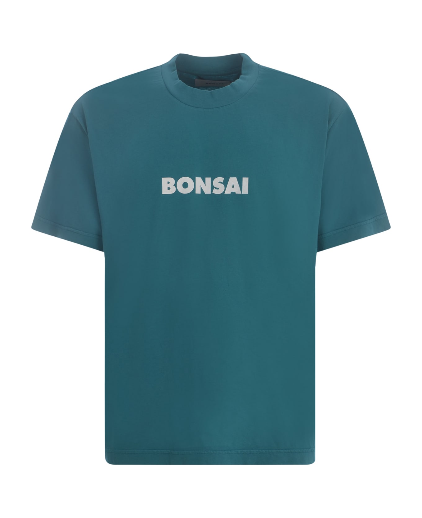 Bonsai T-shirt Bonsai In Cotton - Verde petrolio