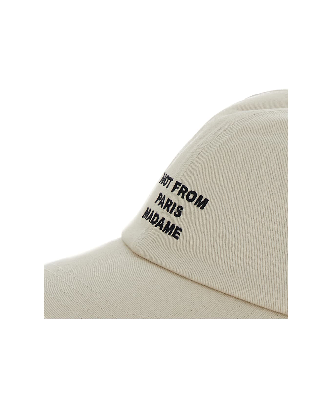Drôle de Monsieur 
la Casquette Slogan
 Beige Baseball Cap With Embroidery In Cotton Man - Beige