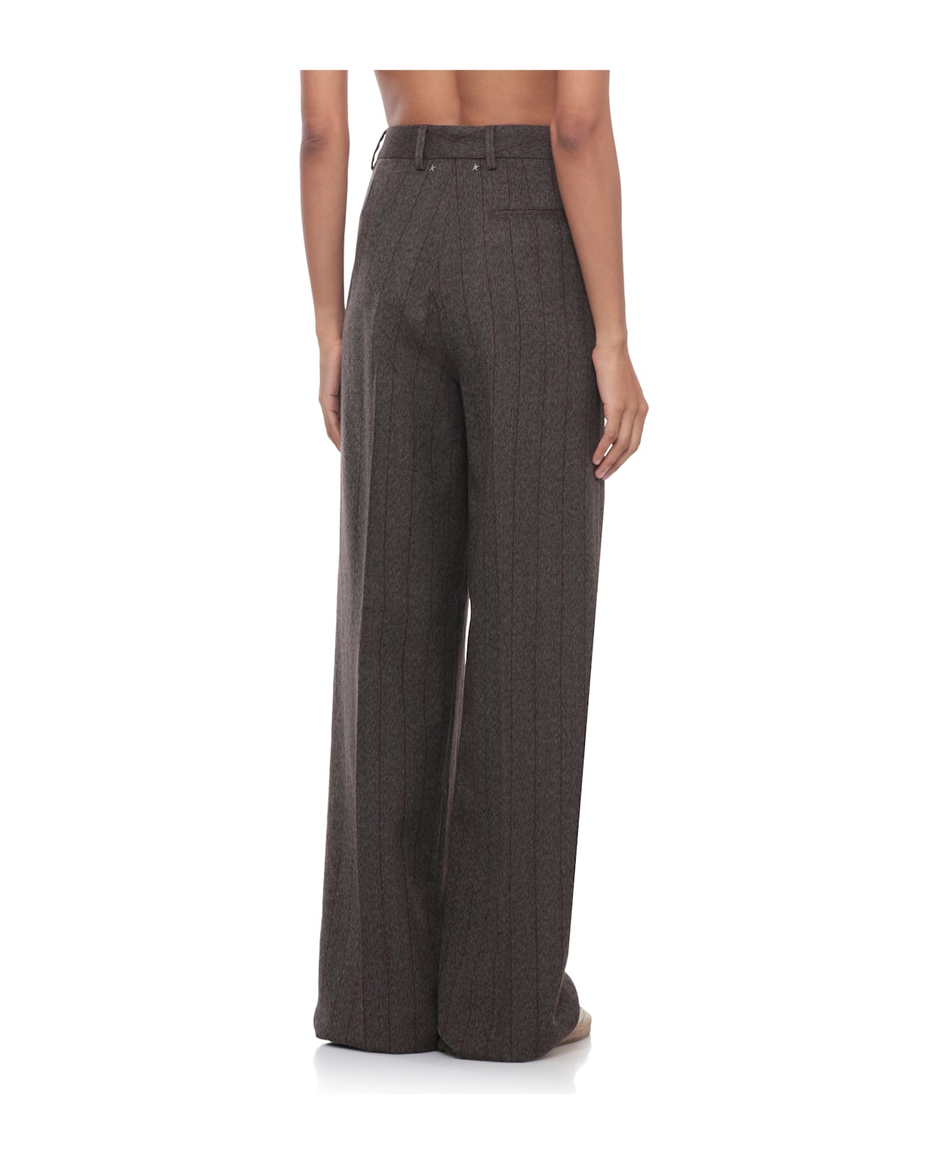 Golden Goose Wool Pants - Brown
