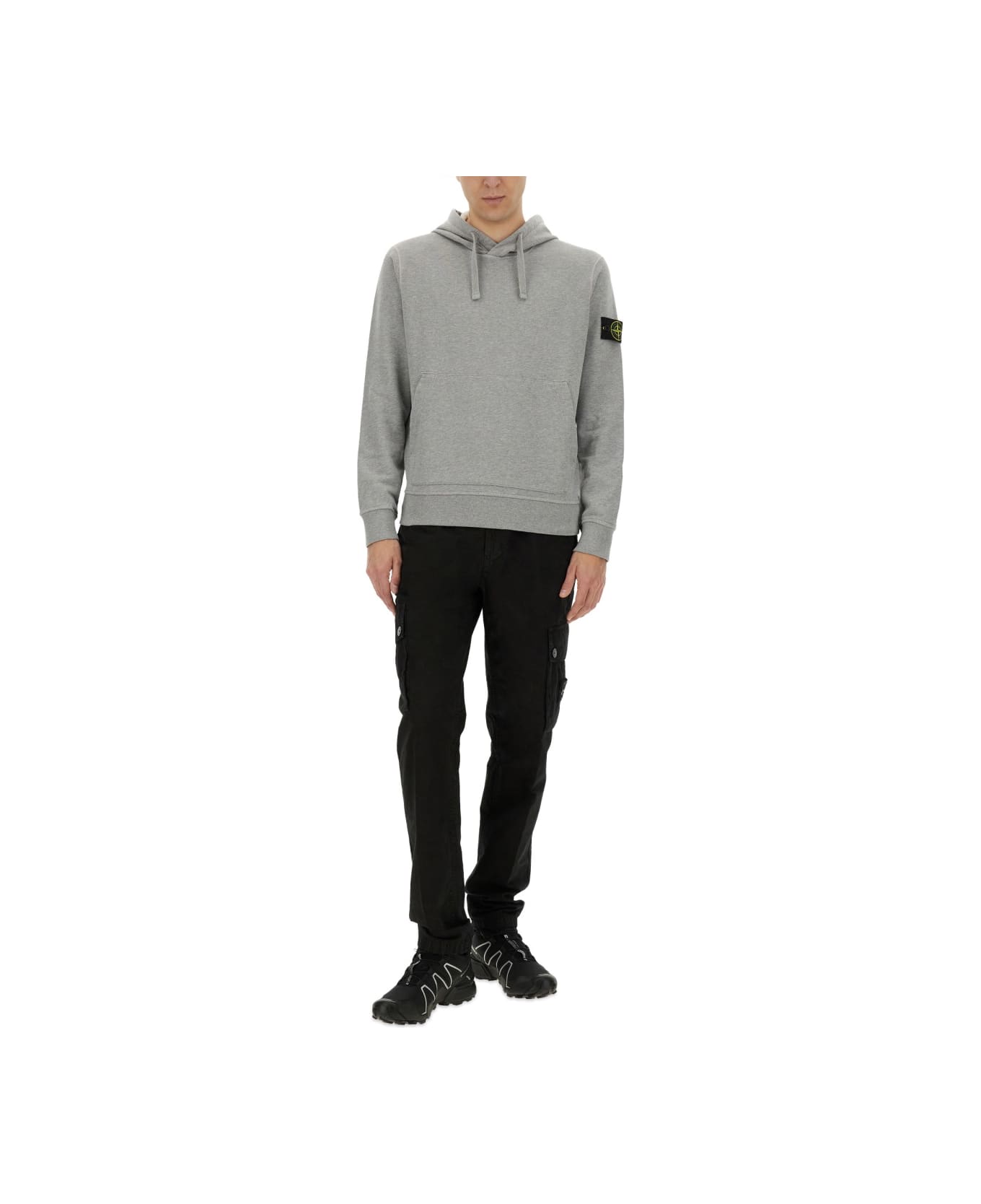 Cotton Canvas Cargo Pants - Thumbnail 3