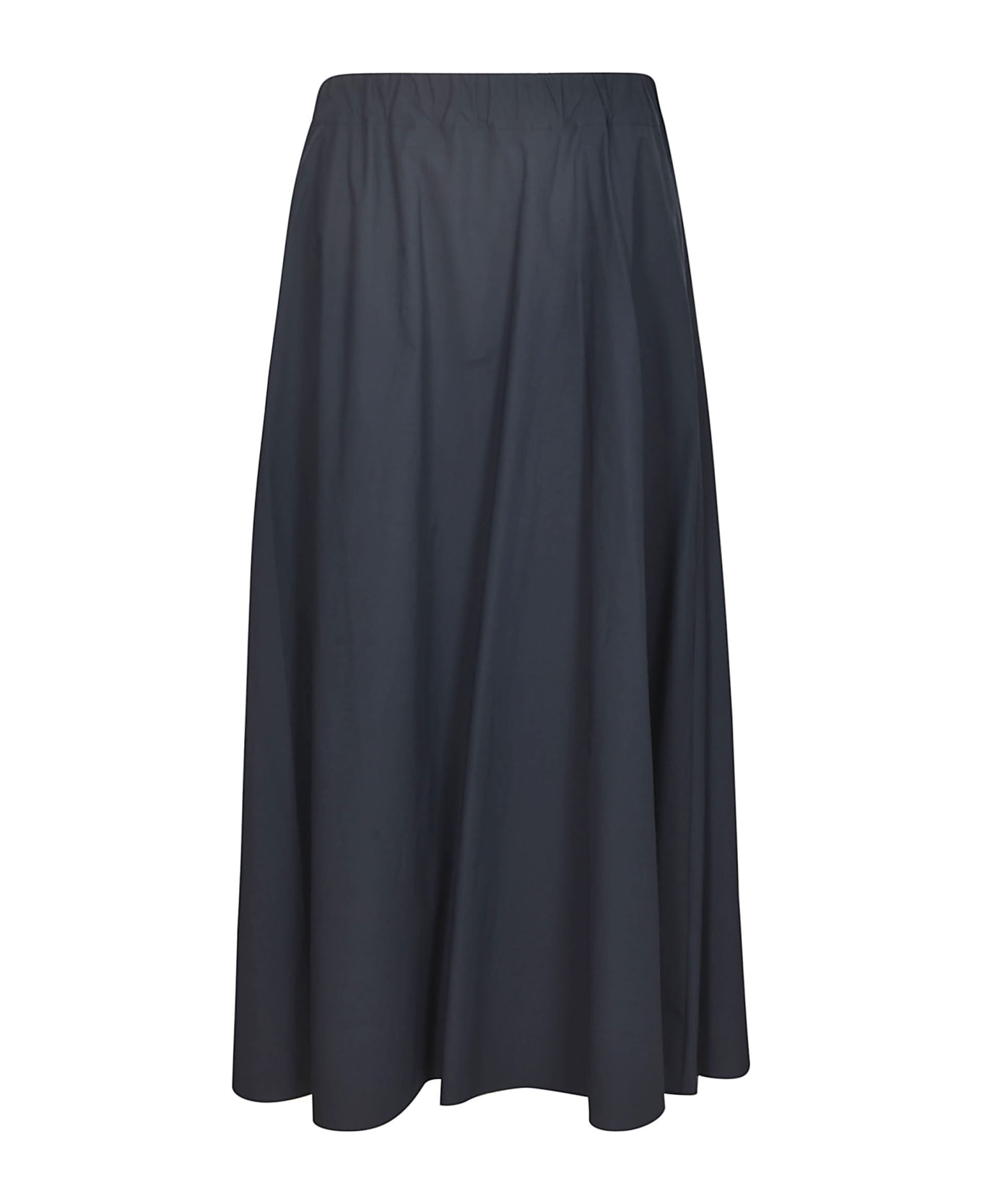 Parosh Ribbed Waist Skirt - Blue