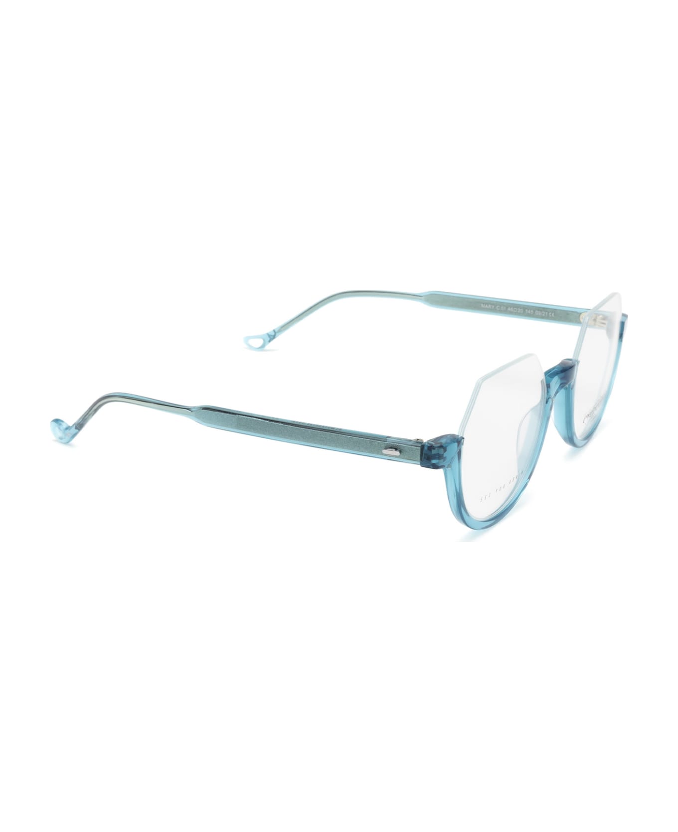 Eyepetizer Mary Teal Blue Glasses - Teal Blue アイウェア