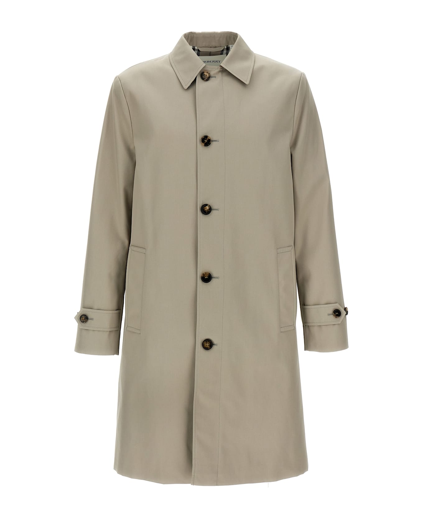 Burberry Medium Car Coat - Gray