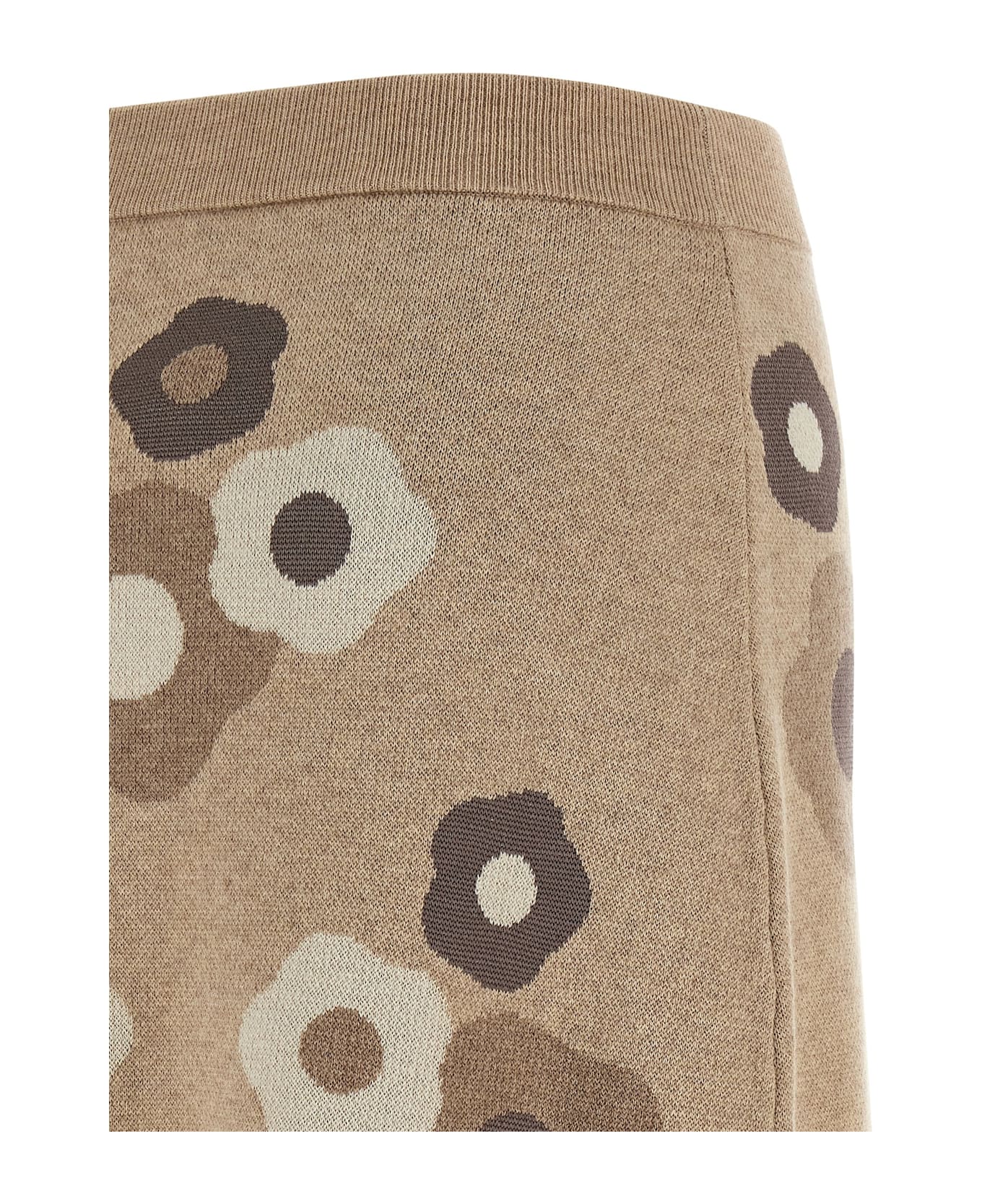 Kenzo 
hana Dots
 Skirt - Beige