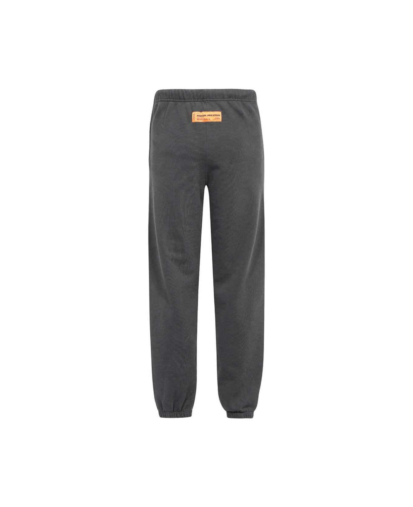 HERON PRESTON Cotton Track-pants - black