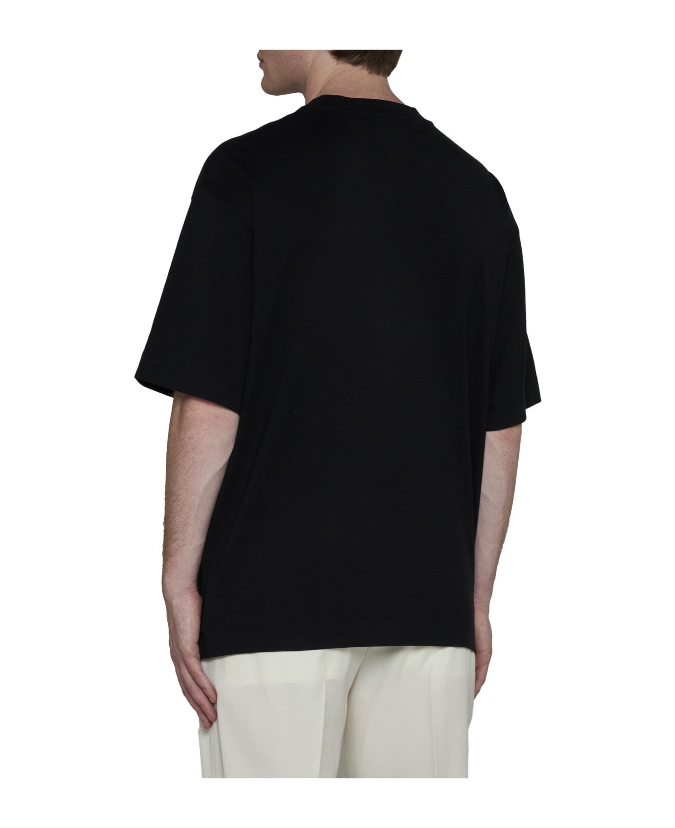 Off-White Skate T-shirt With Ow 23 Logo - Black Gold Fusion シャツ