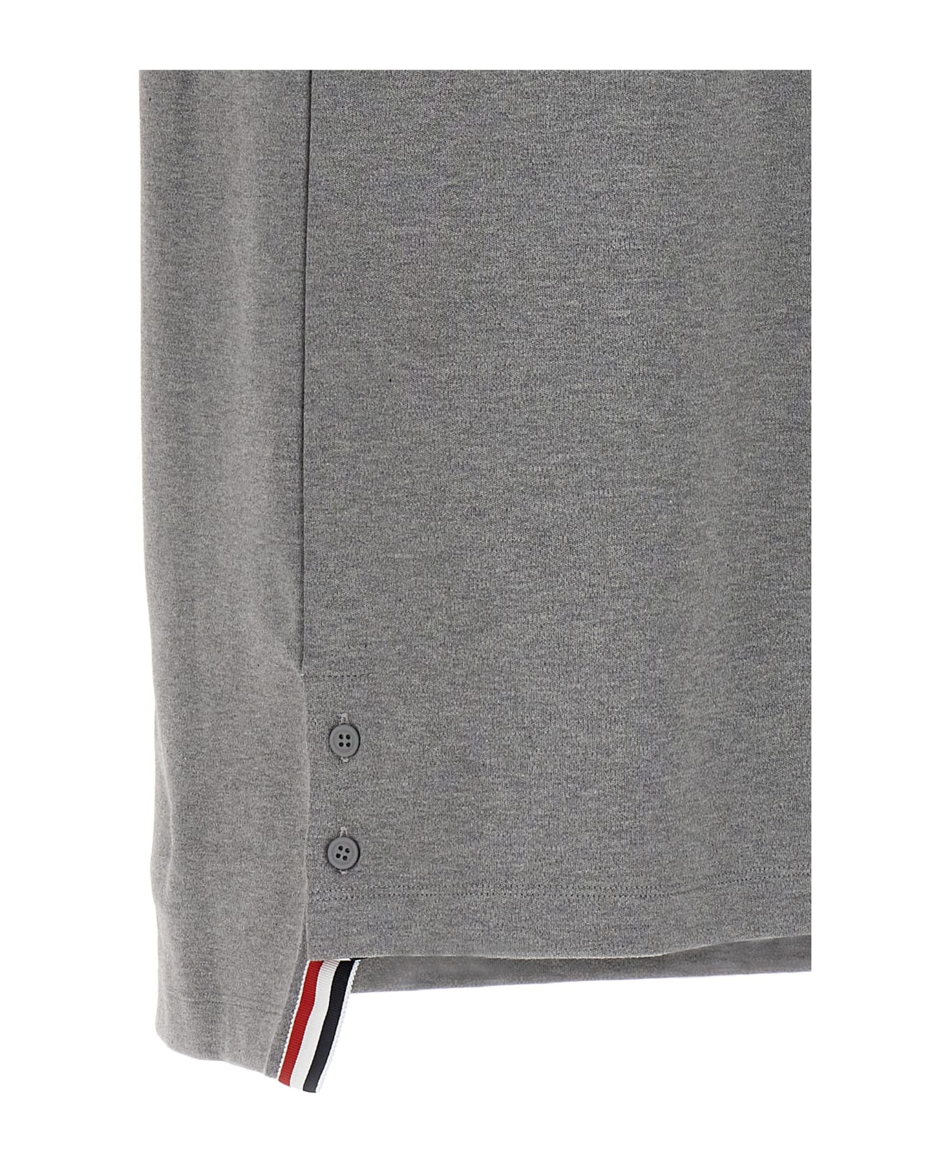 Thom Browne Logo Polo Dress - Gray