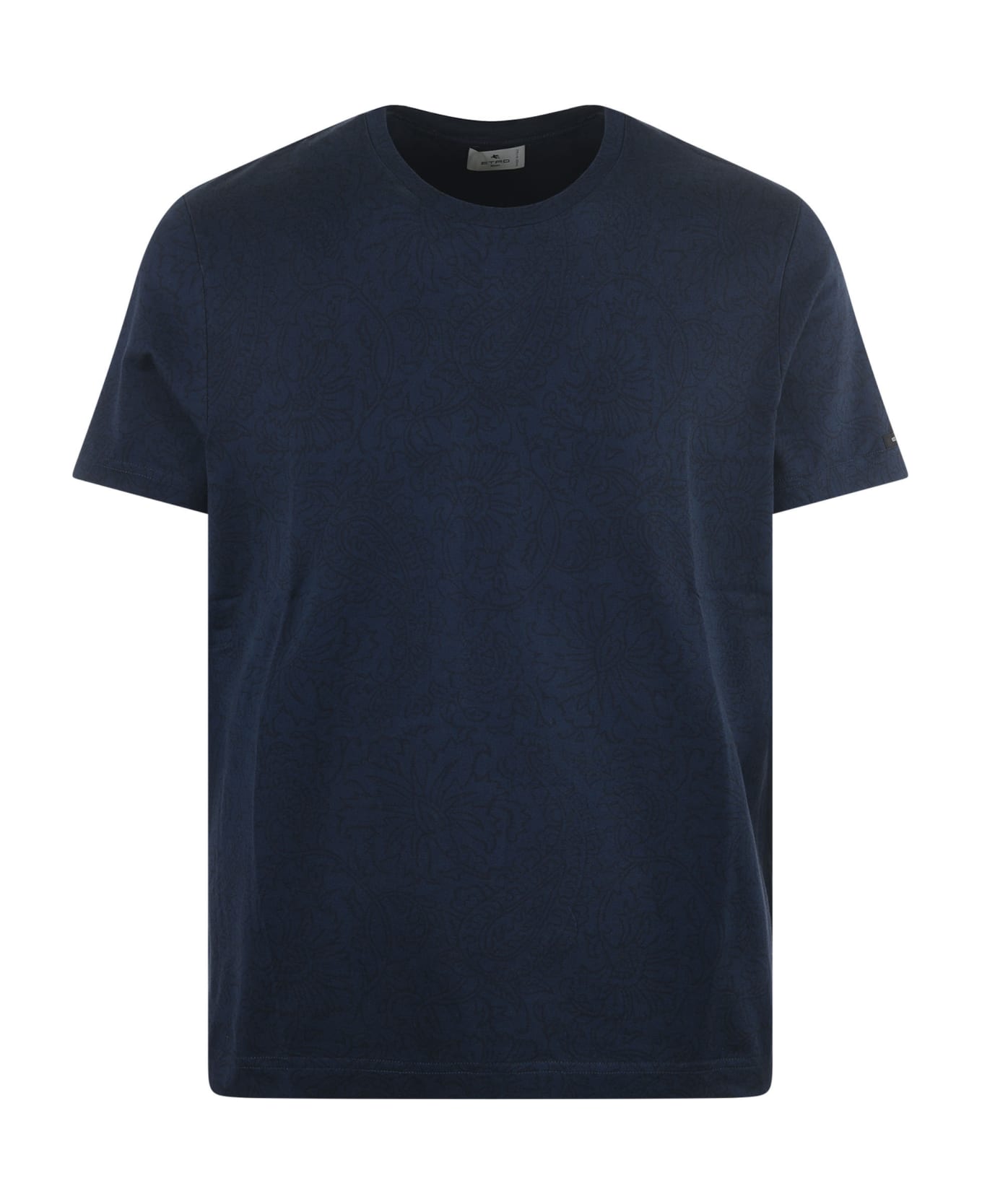 Etro Cotton Jersey T-shirt - BLUE